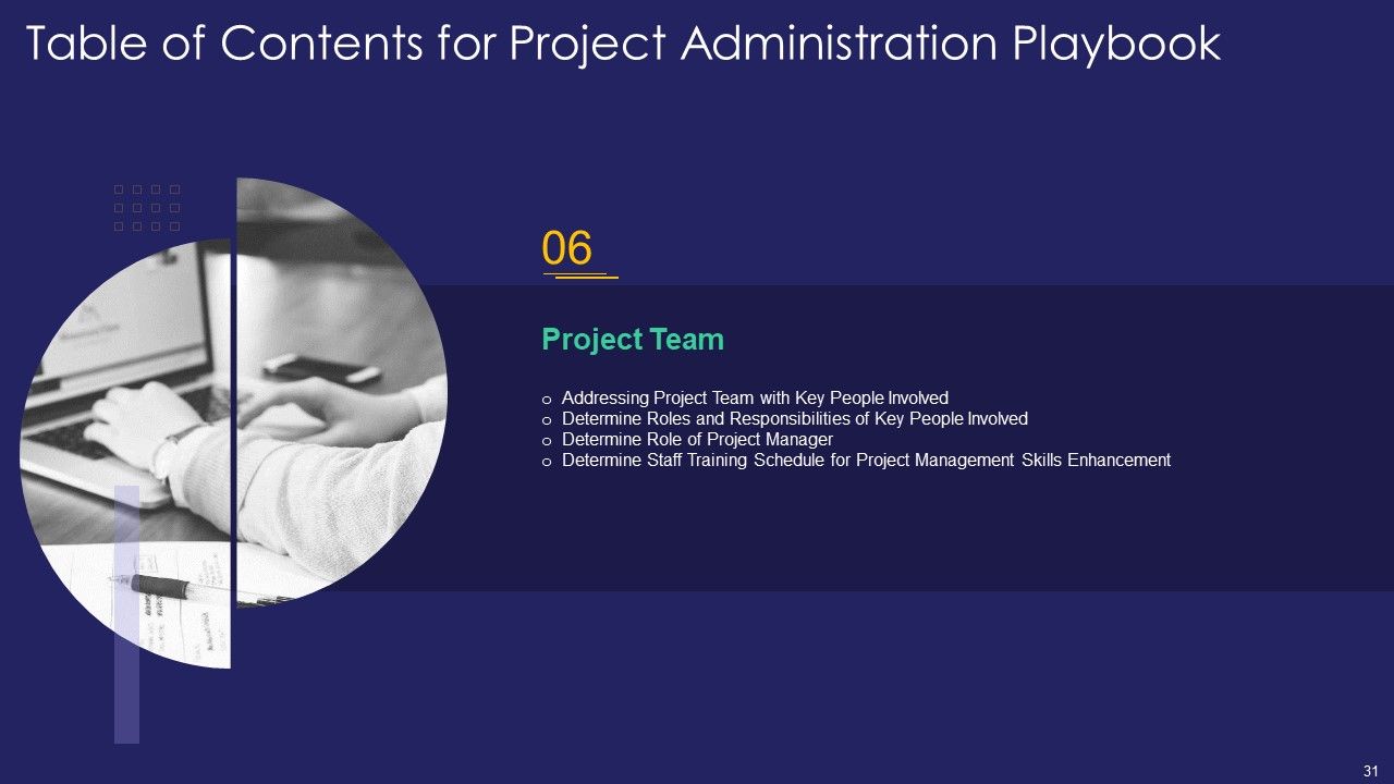 Project Administration Playbook Ppt PowerPoint Presentation Complete Deck With Slides Slide31