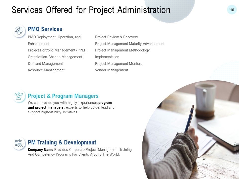 Project Administration Proposal Template Ppt PowerPoint Presentation Complete Deck With Slides Slide10