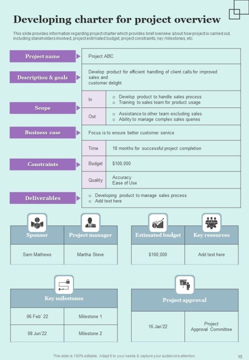 Project Administration Strategy Playbook Template Slide15