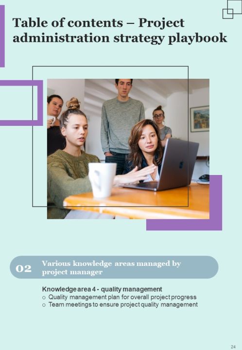 Project Administration Strategy Playbook Template Slide24