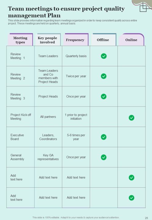 Project Administration Strategy Playbook Template Slide26