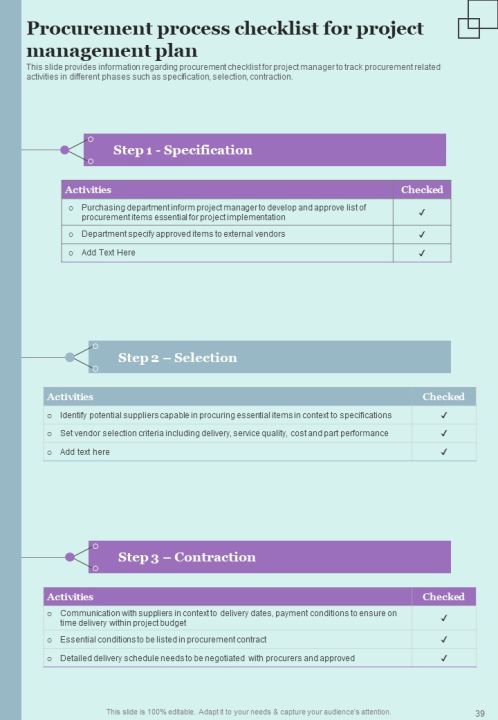 Project Administration Strategy Playbook Template Slide39