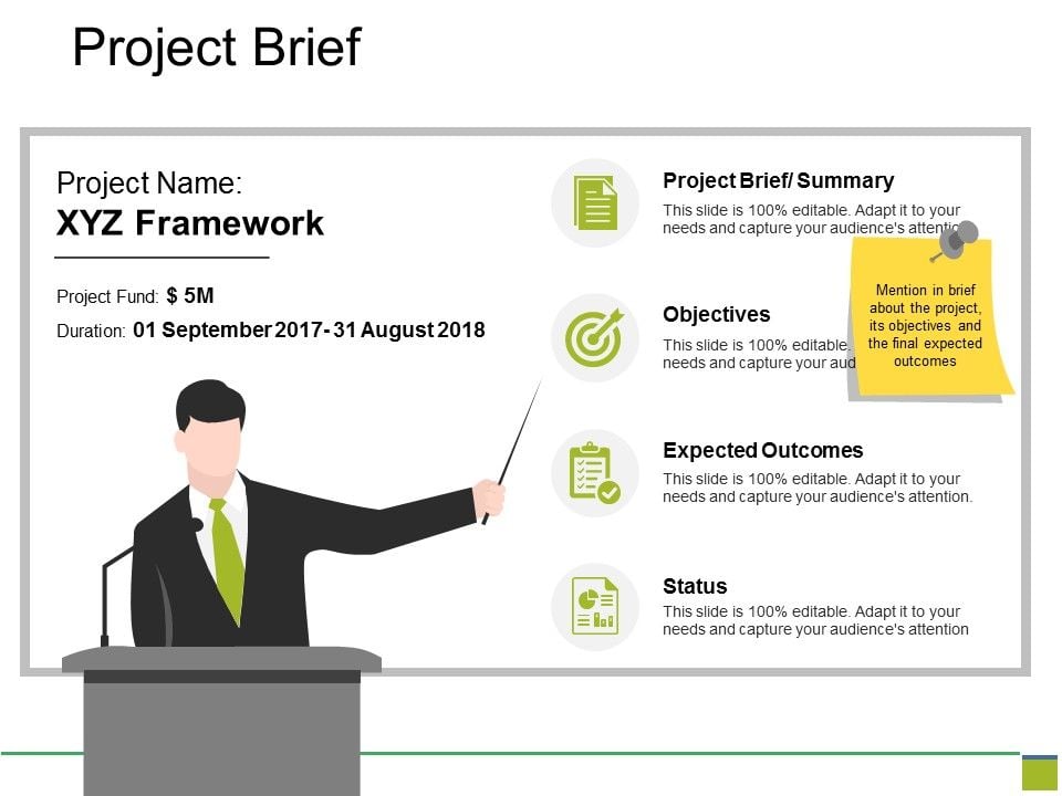 Project Brief Ppt PowerPoint Presentation Styles Example