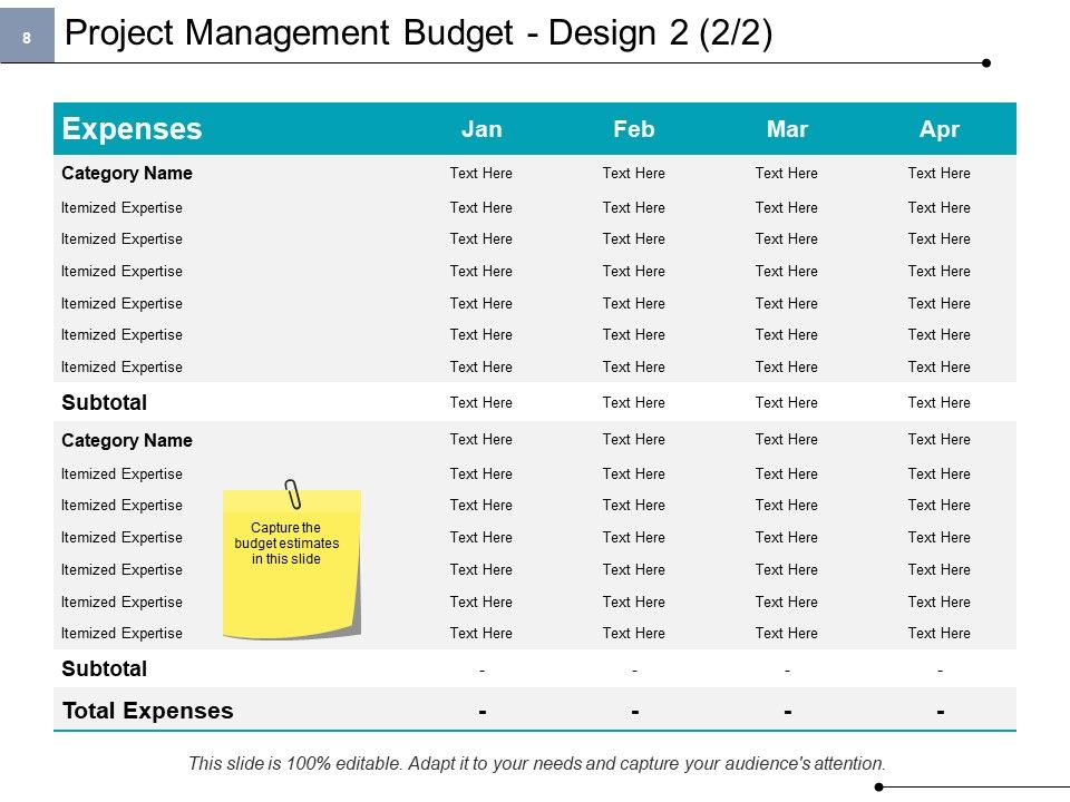 Project Cost Ppt PowerPoint Presentation Complete Deck With Slides Slide08