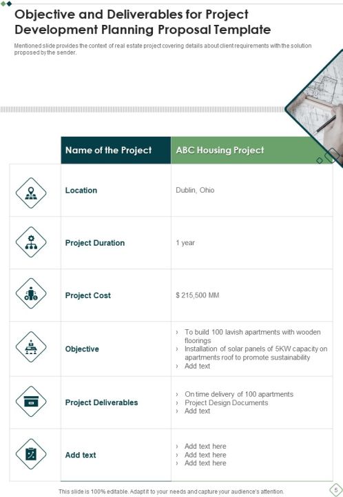 Project Development Planning Proposal Template Example Document Report Doc Pdf Ppt Slide05