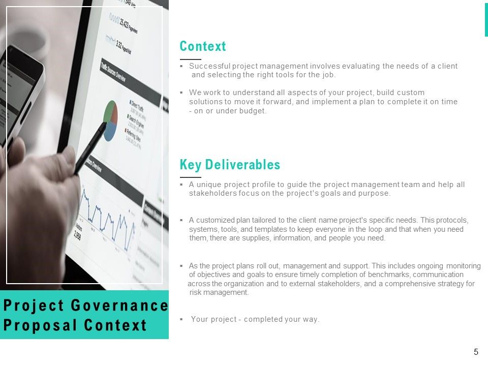 Project Governance Proposal Template Ppt PowerPoint Presentation Complete Deck With Slides Slide05
