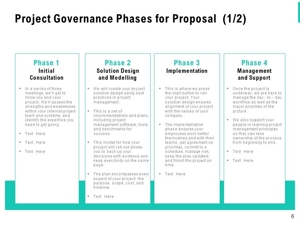 Project Governance Proposal Template Ppt PowerPoint Presentation Complete Deck With Slides Slide06