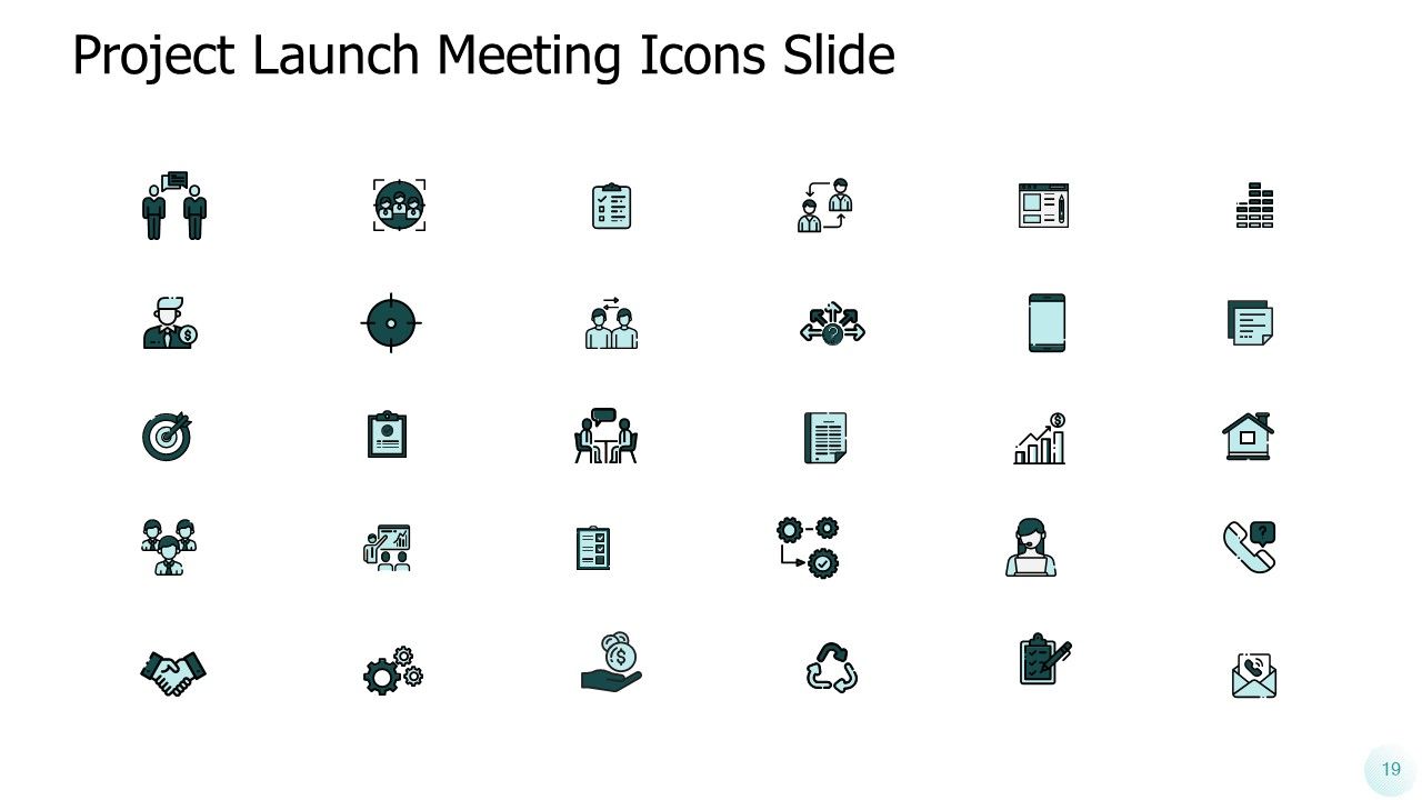 Project Launch Meeting Ppt PowerPoint Presentation Complete Deck With Slides Slide19