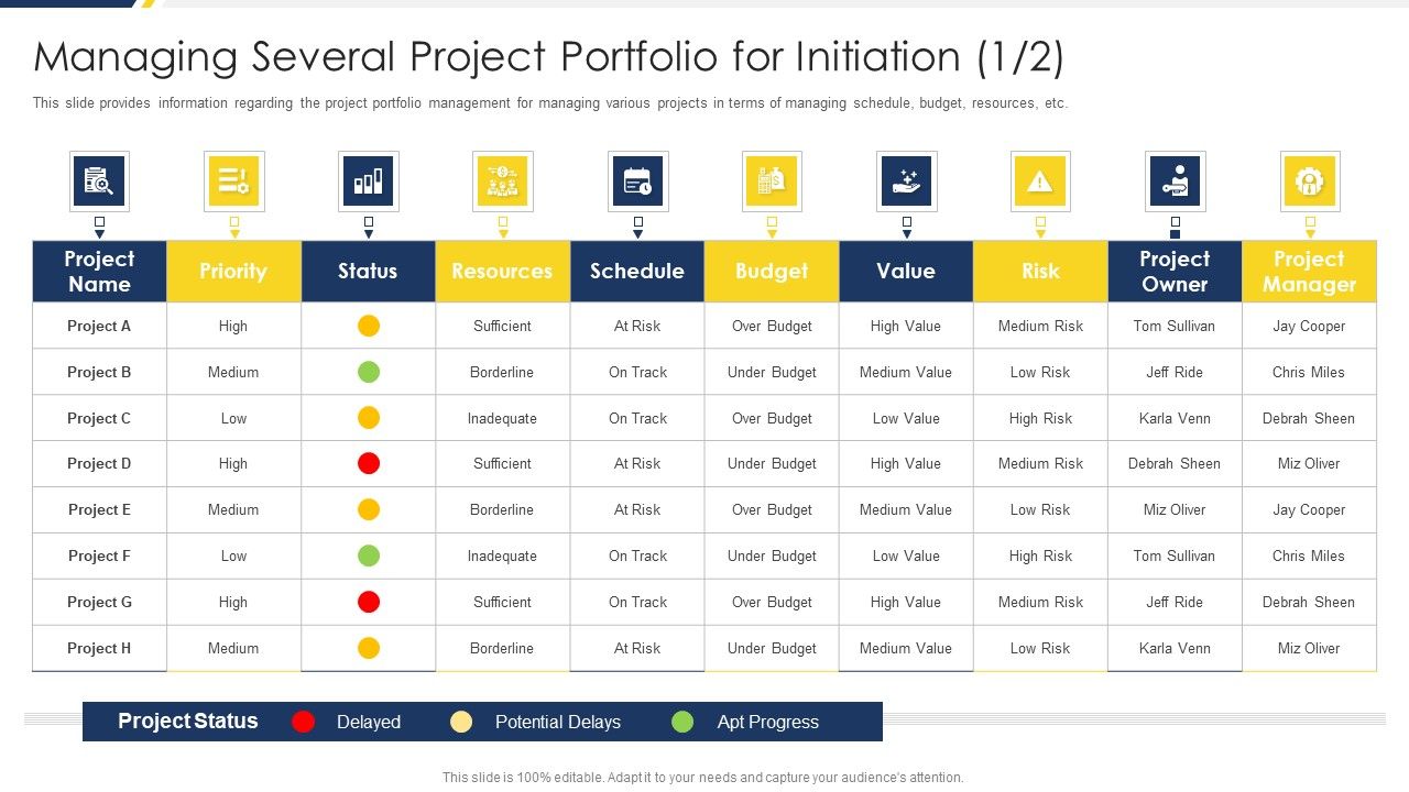 Project Management Development Managing Several Project Portfolio For Project Management Development Managing Several Project Portfolio For