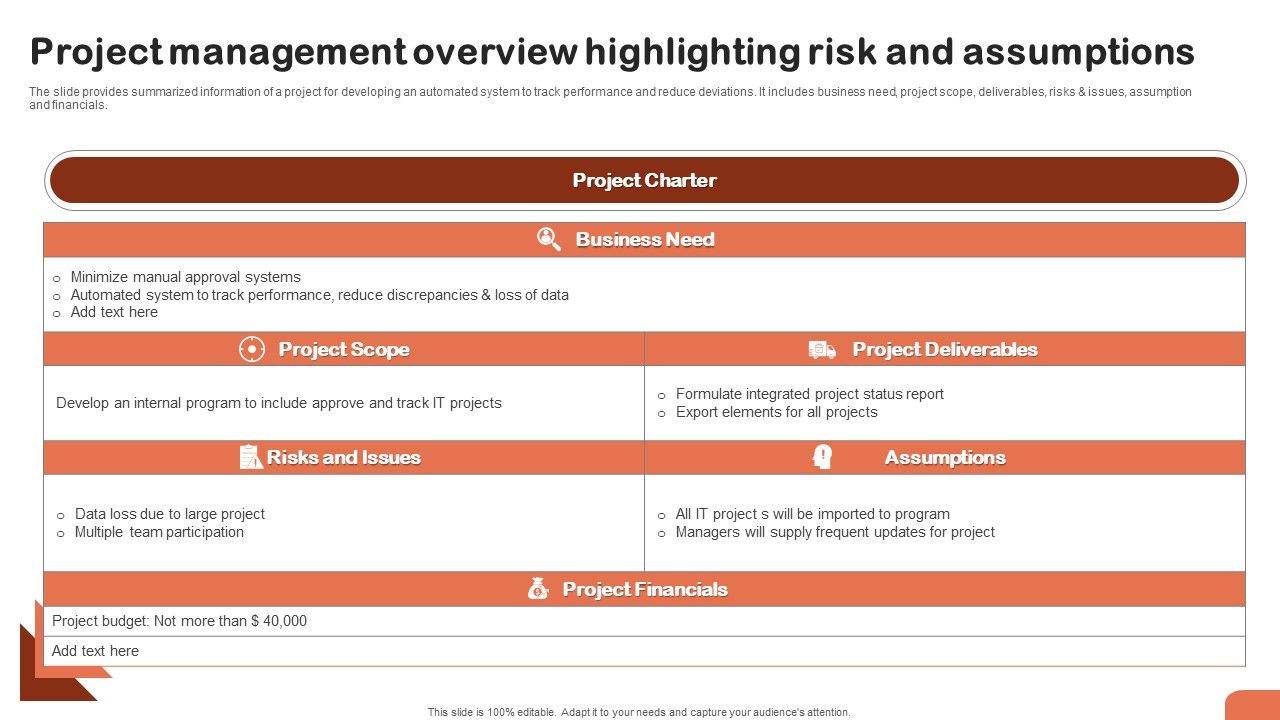 Project_Management_Overview_Highlighting_Risk_And_Assumptions_Icons_PDF_Slide_1.jpg