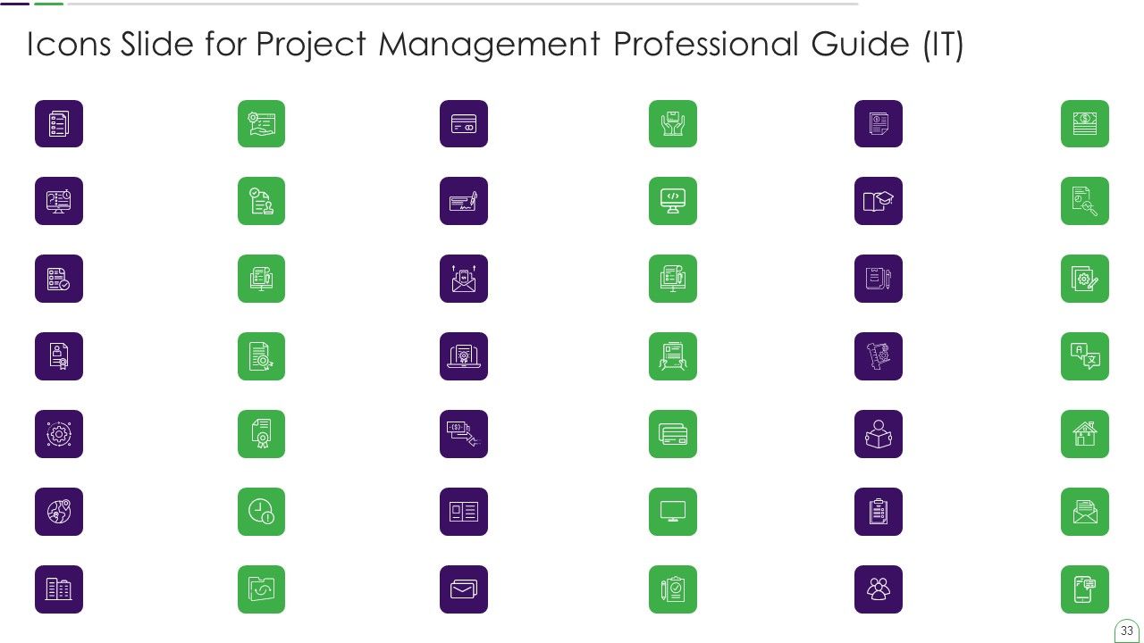 Project Management Professional Guide IT Ppt PowerPoint Presentation Complete Deck With Slides Slide33