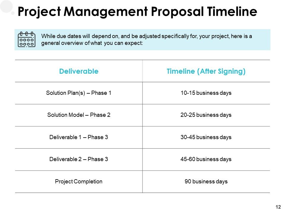 Project Management Proposal Template Ppt PowerPoint Presentation Complete Deck With Slides Slide12