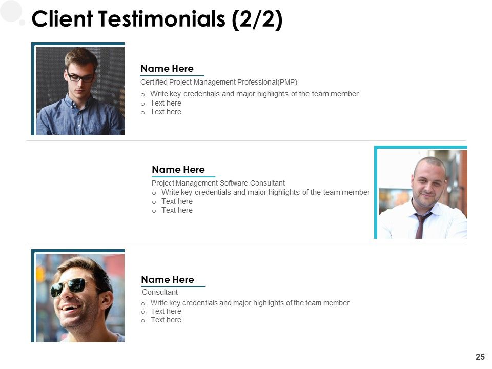 Project Management Proposal Template Ppt PowerPoint Presentation Complete Deck With Slides Slide25