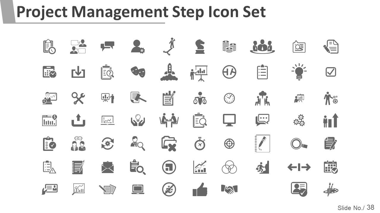 Project Management Steps And Process Ppt PowerPoint Presentation Complete Deck With Slides Slide38