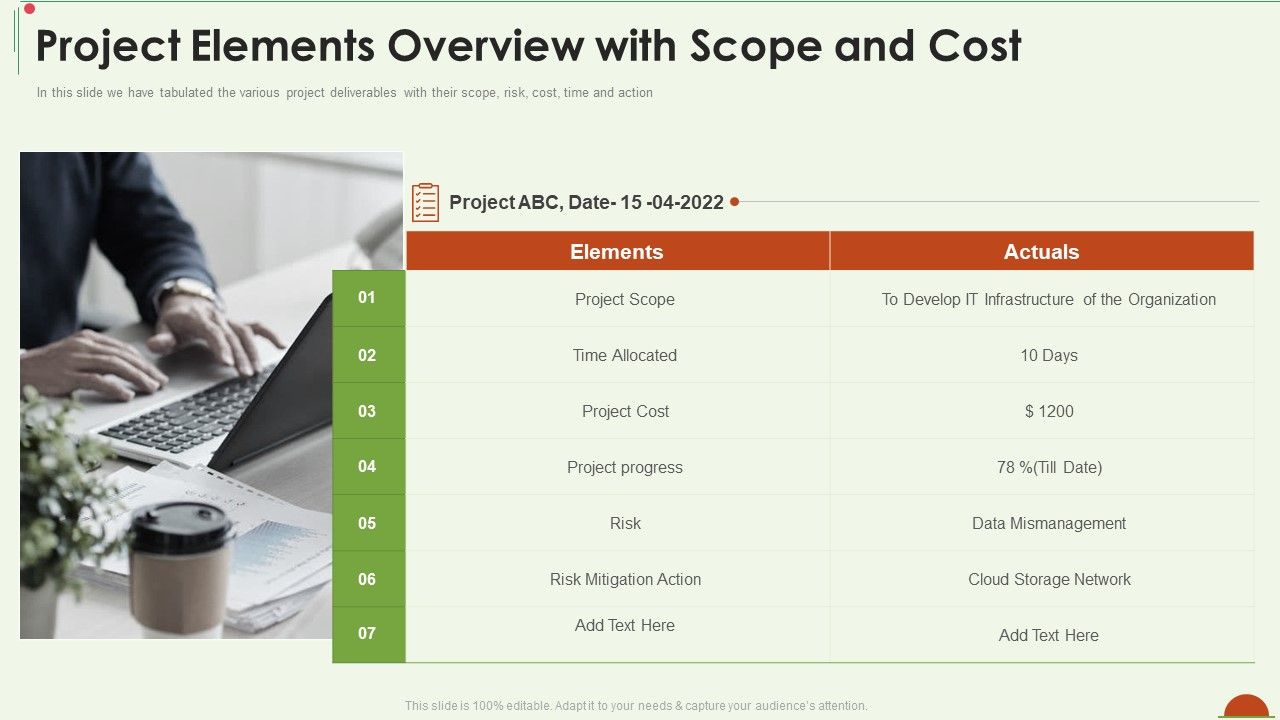 Project_Management_Under_Supervision_Project_Elements_Overview_With_Scope_And_Cost_Introduction_PDF_Slide_1.jpg