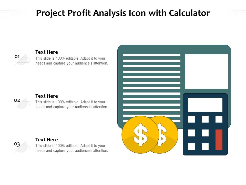Project_Profit_Analysis_Icon_With_Calculator_Ppt_PowerPoint_Presentation_Summary_Influencers_PDF_Slide_1.jpg