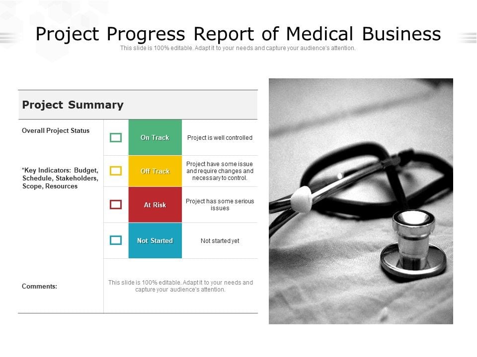 Project_Progress_Report_Of_Medical_Business_Ppt_PowerPoint_Presentation_Icon_Pictures_PDF_Slide_1.jpg
