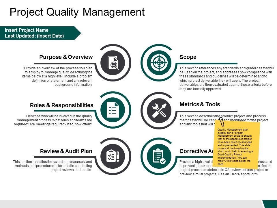 Project Quality Management Ppt PowerPoint Presentation File Ideas