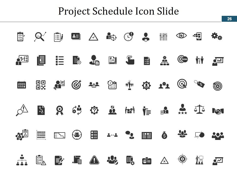 Project Schedule Ppt PowerPoint Presentation Complete Deck With Slides Slide26