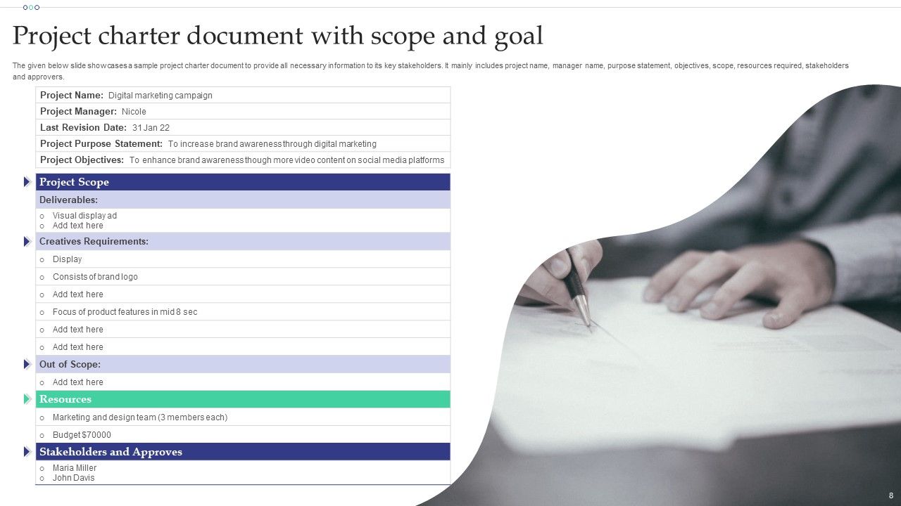 Project Scope And Goal Ppt PowerPoint Presentation Complete With Slides Slide08