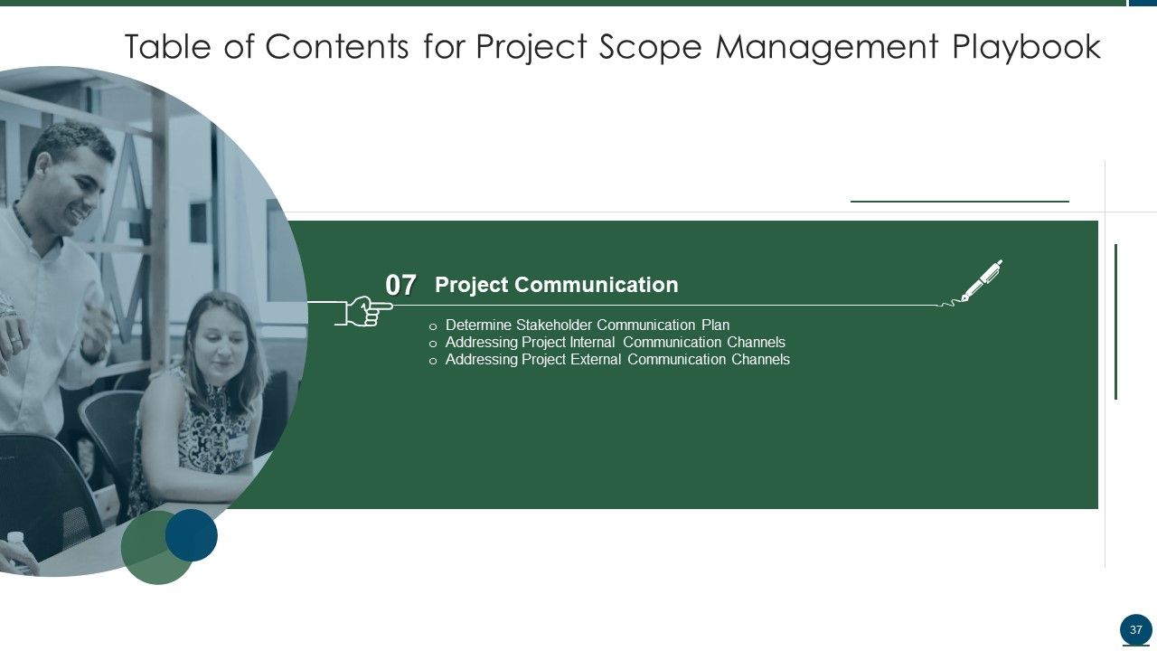 Project Scope Management Playbook Ppt PowerPoint Presentation Complete With Slides Slide37