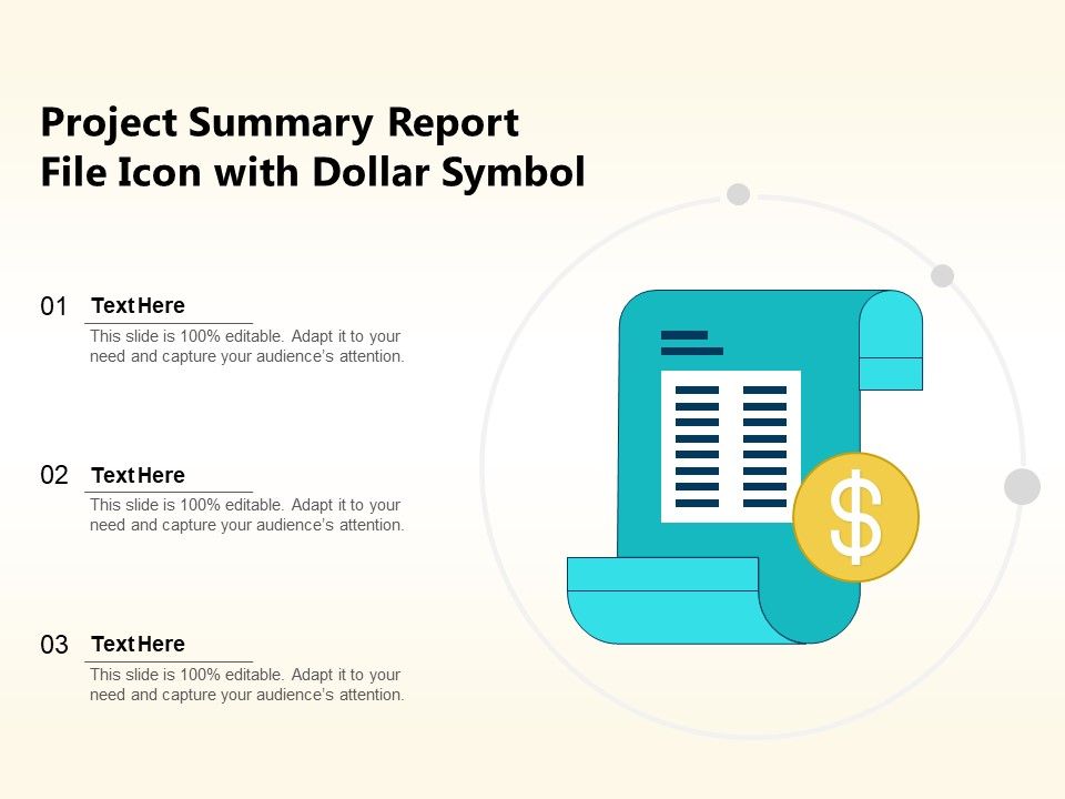 Project_Summary_Report_File_Icon_With_Dollar_Symbol_Ppt_PowerPoint_Presentation_Gallery_Example_File_PDF_Slide_1.jpg