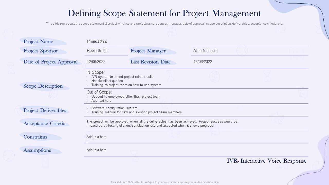 Project_Time_Management_Execution_Strategies_Defining_Scope_Statement_For_Project_Management_Icons_PDF_Slide_1.jpg