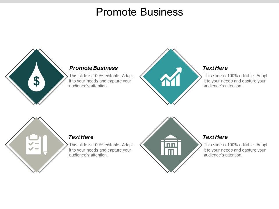 Promote Business Ppt Powerpoint Presentation Visual Aids Example 2015 Cpb