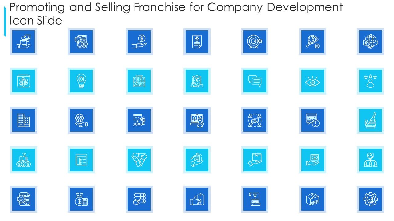 Promoting_And_Selling_Franchise_For_Company_Development_Icon_Slide_Pictures_PDF_Slide_1.jpg