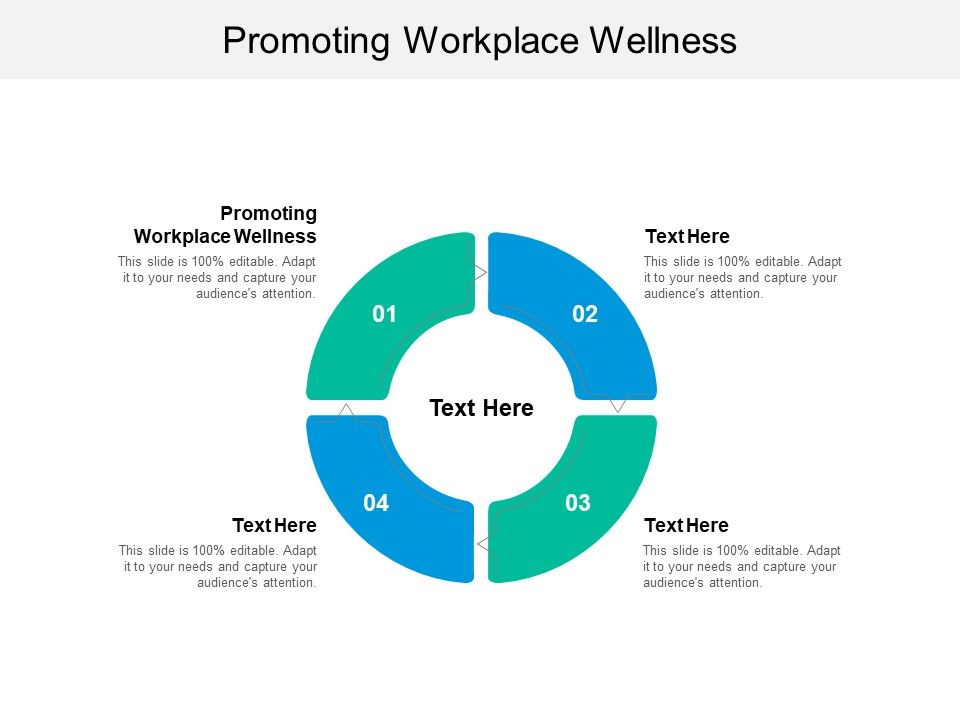 Promoting Workplace Wellness Ppt PowerPoint Presentation Portfolio Deck Cpb