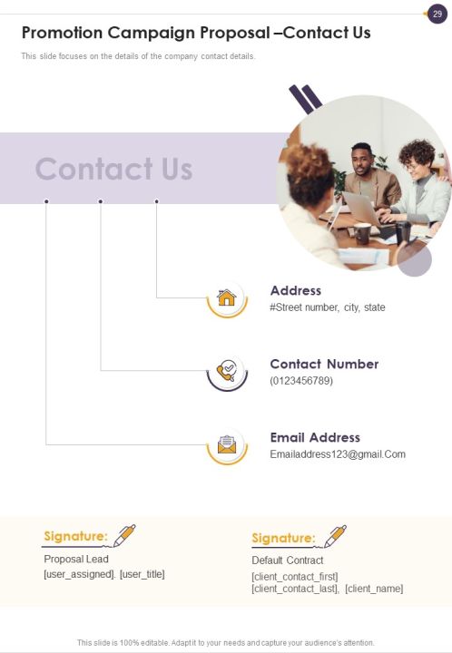 Promotion Campaign Proposal Example Document Report Doc Pdf Ppt Slide29