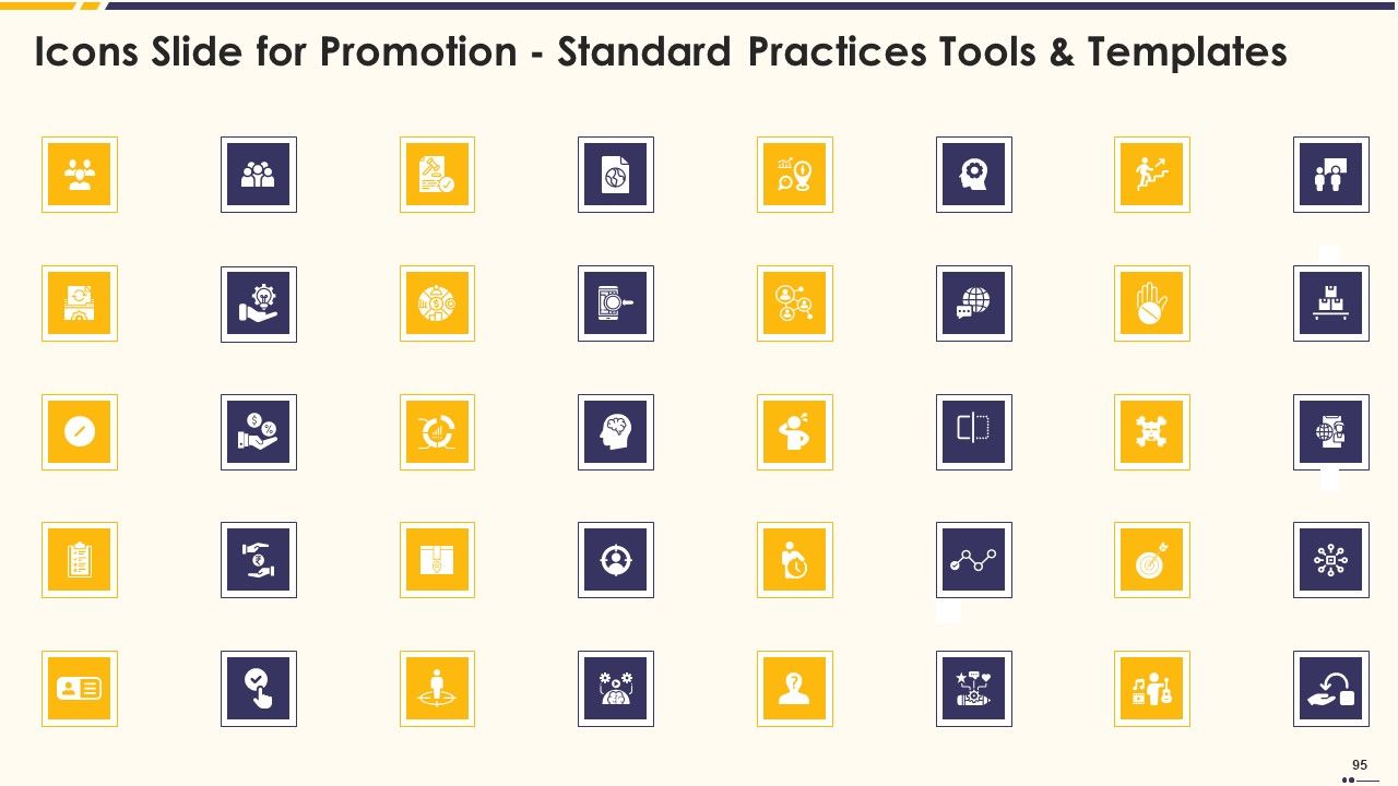 Promotion Standard Practices Tools And Templates Ppt PowerPoint Presentation Complete Deck With Slides Slide95