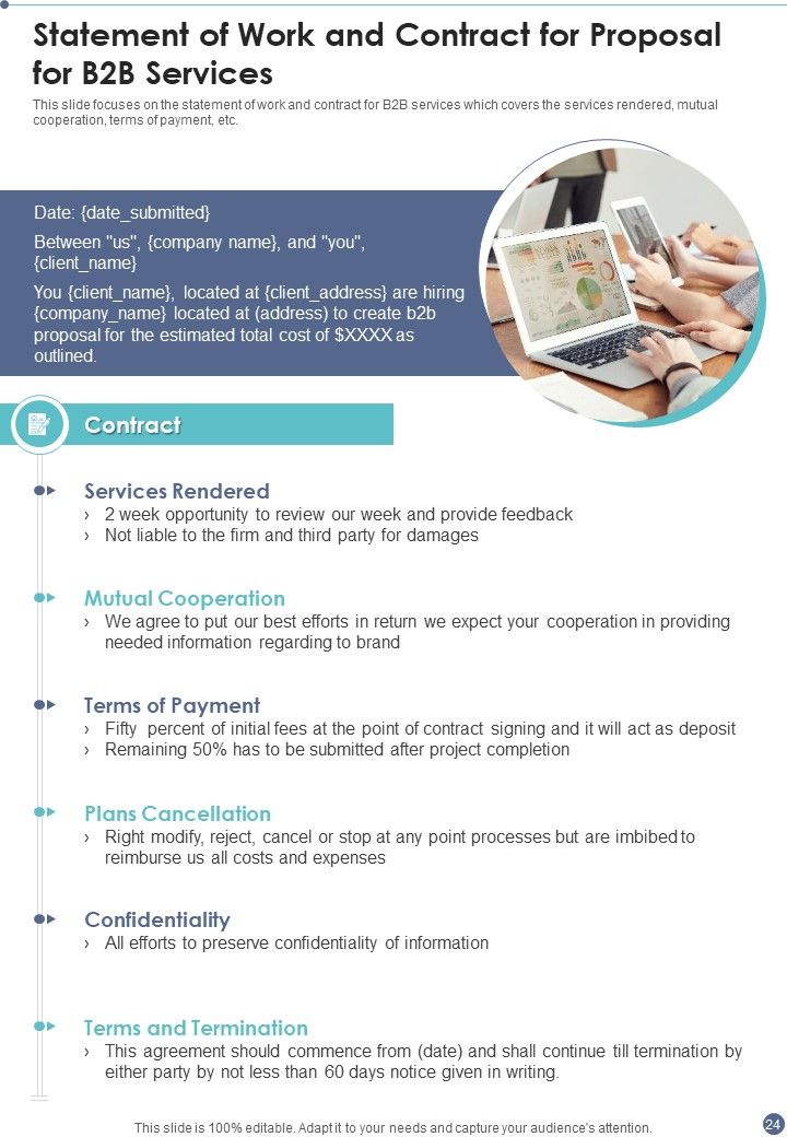 Proposal For B2B Services Example Document Report Doc Pdf Ppt Slide24