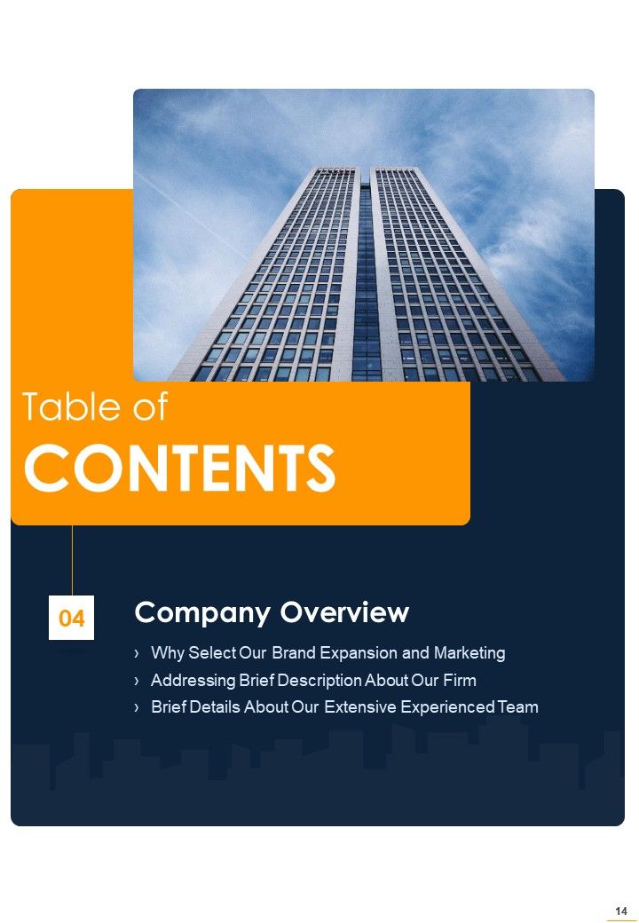 Proposal For Brand Expansion And Marketing Example Document Report Doc Pdf Ppt Slide14