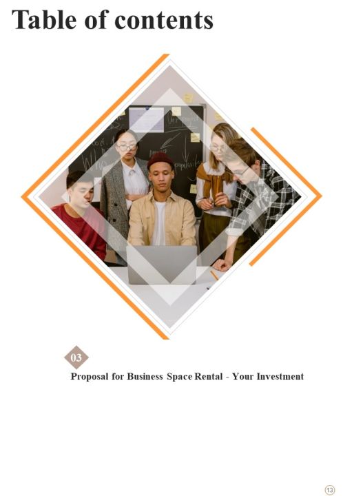 Proposal For Business Space Rental Example Document Report Doc Pdf Ppt Slide13