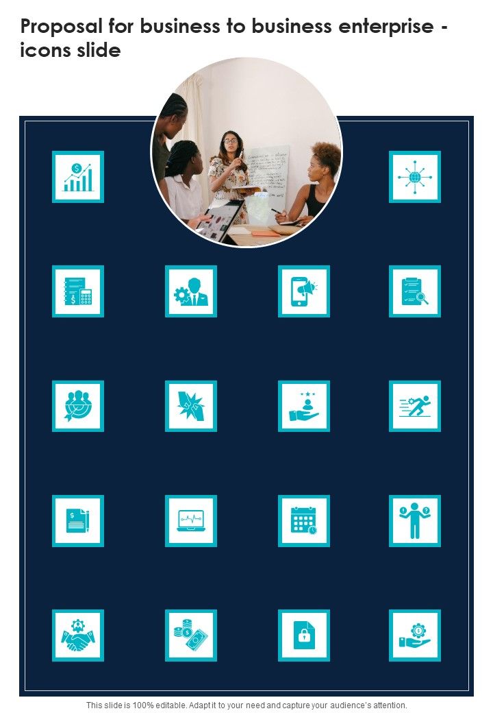 Proposal For Business To Business Enterprise Icons Slide One Pager Sample Example Document Slide01