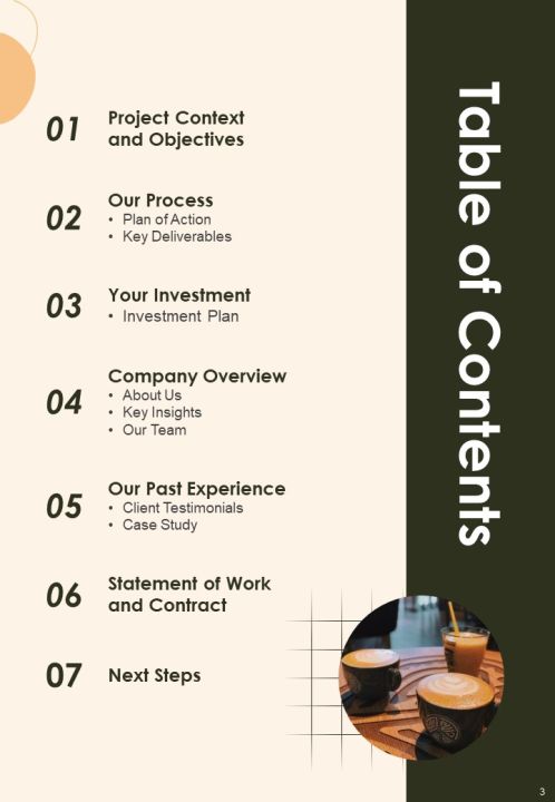 Proposal For Coffee Restaurant Example Document Report Doc Pdf Ppt Slide03