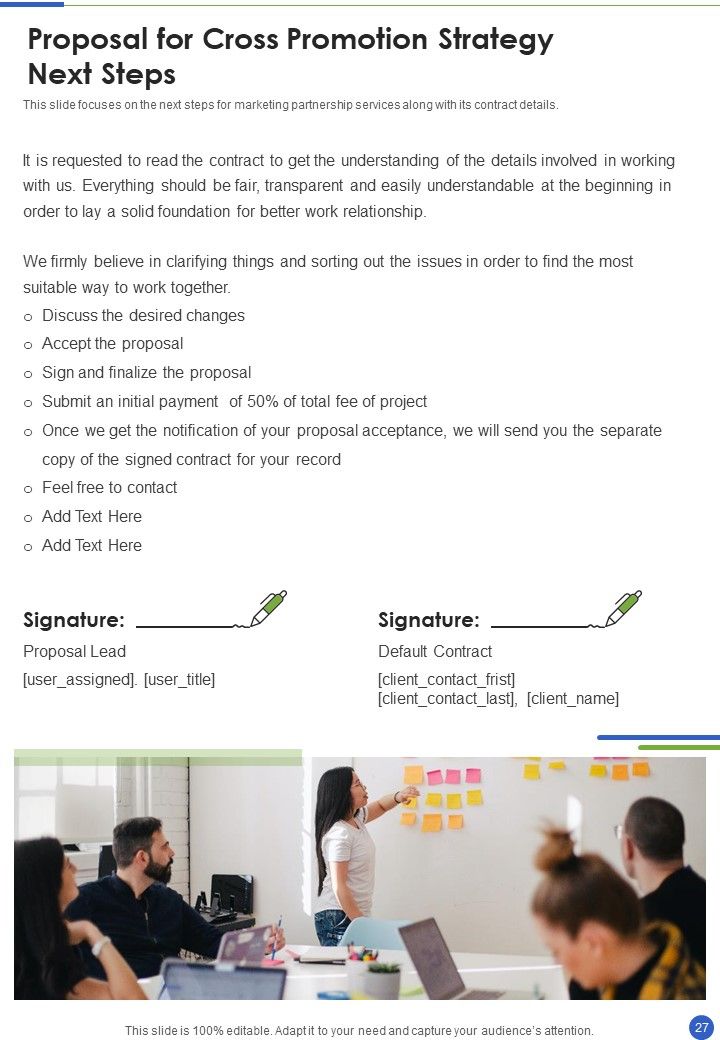 Proposal For Cross Promotion Strategy Example Document Report Doc Pdf Ppt Slide27