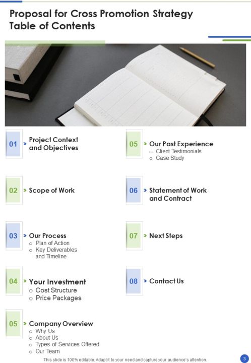 Proposal For Cross Promotion Strategy Example Document Report Doc Pdf Ppt Slide03