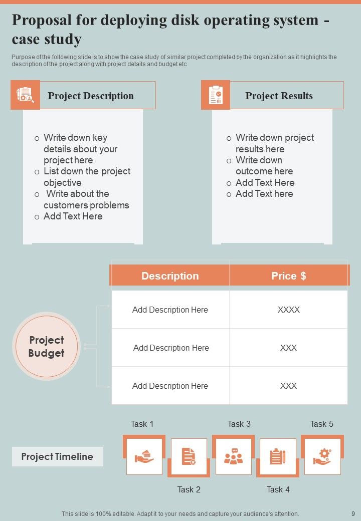 Proposal For Deploying Disk Operating System Example Document Report ...