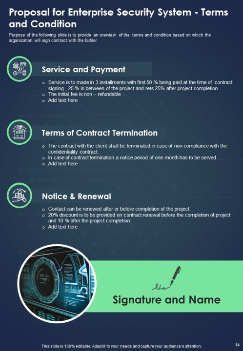 Proposal For Enterprise Security System Example Document Report Doc Pdf Ppt Slide14