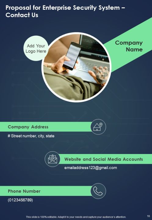 Proposal For Enterprise Security System Example Document Report Doc Pdf Ppt Slide16