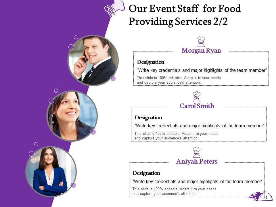 Proposal For Food Providing Services Ppt PowerPoint Presentation Complete Deck With Slides Slide24