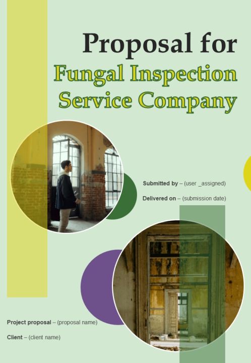Proposal For Fungal Inspection Service Company Example Document Report Doc Pdf Ppt Slide01