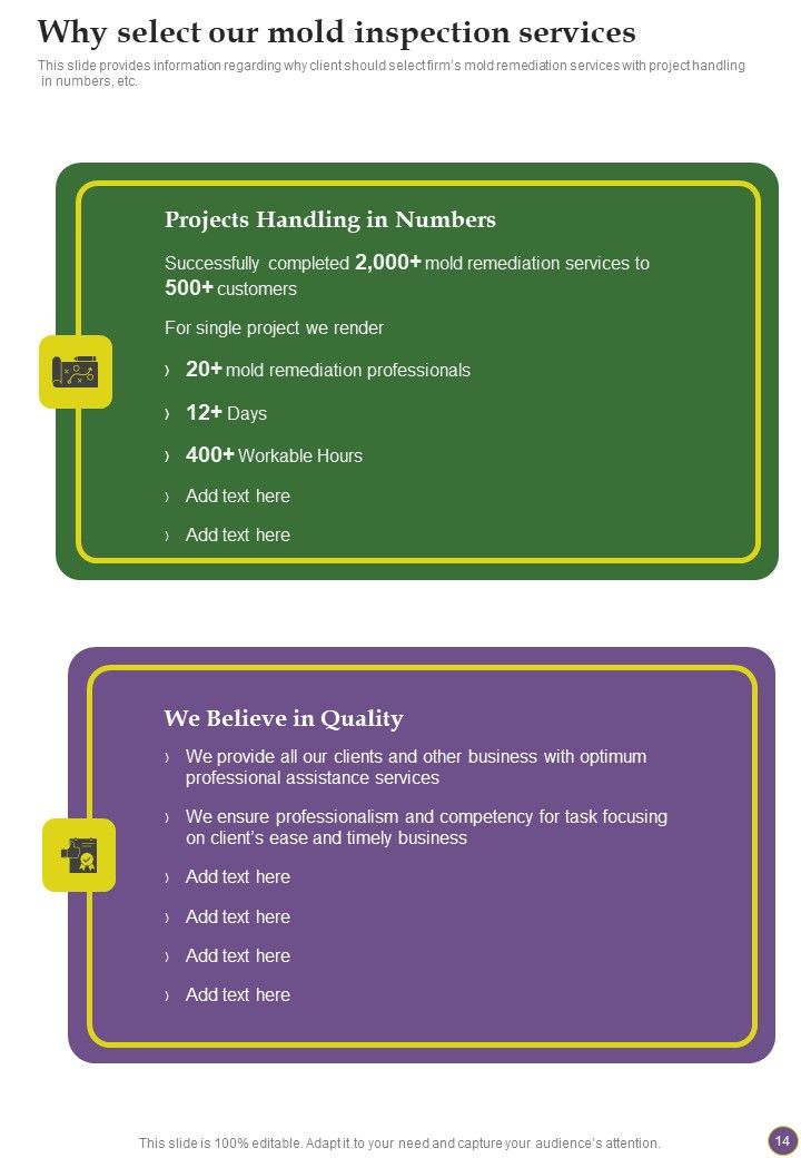 Proposal For Fungal Inspection Service Company Example Document Report Doc Pdf Ppt Slide14