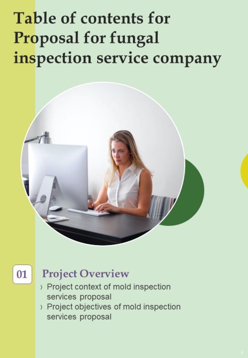Proposal For Fungal Inspection Service Company Example Document Report Doc Pdf Ppt Slide04