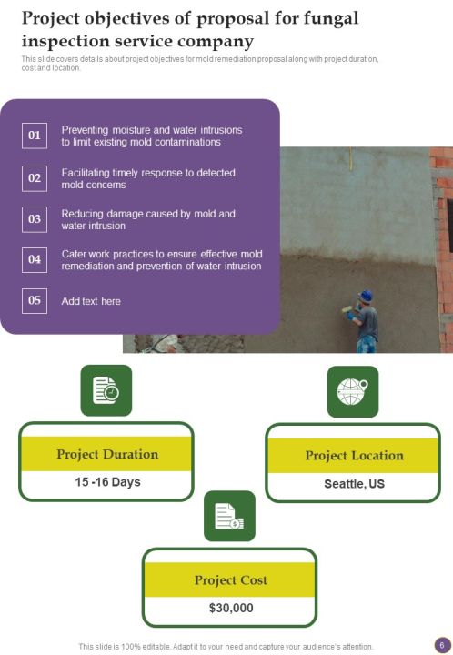 Proposal For Fungal Inspection Service Company Example Document Report Doc Pdf Ppt Slide06