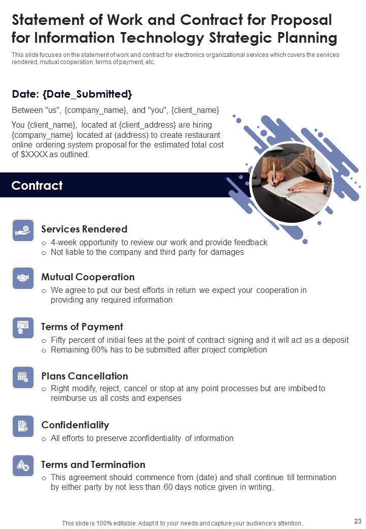 Proposal For Information Technology Strategic Planning Example Document Report Doc Pdf Ppt Slide23