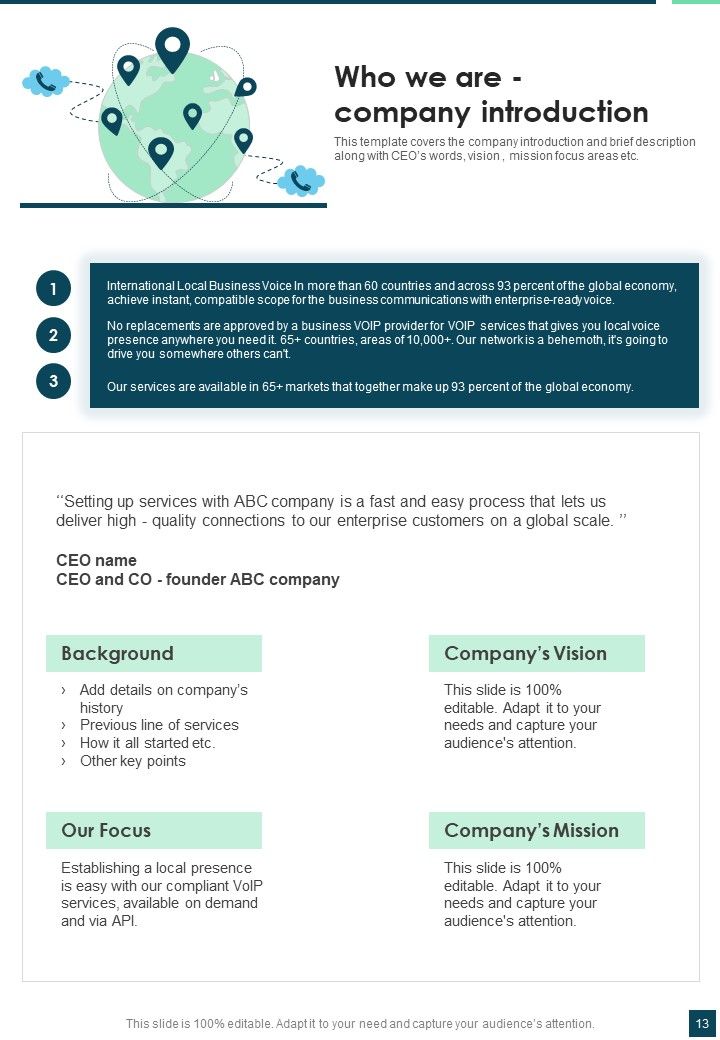 Proposal For Ip Telephony Example Document Report Doc Pdf Ppt Slide13