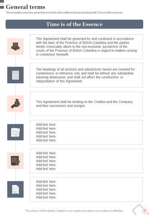 Proposal For Loan Settlement Example Document Report Doc Pdf Ppt Slide07